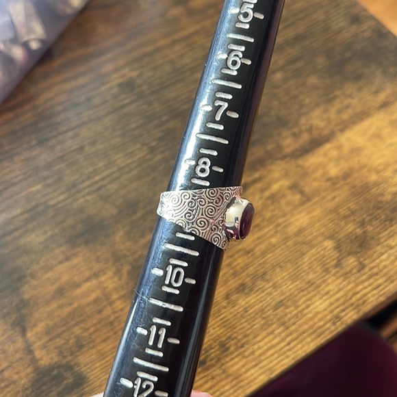 Crescent moon 🌙 sterling silver ring size 9 - Picture 4 of 4